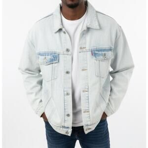 NWT Men's Denim Jacket Size XL by Arizona Jean Company 100% Cotton